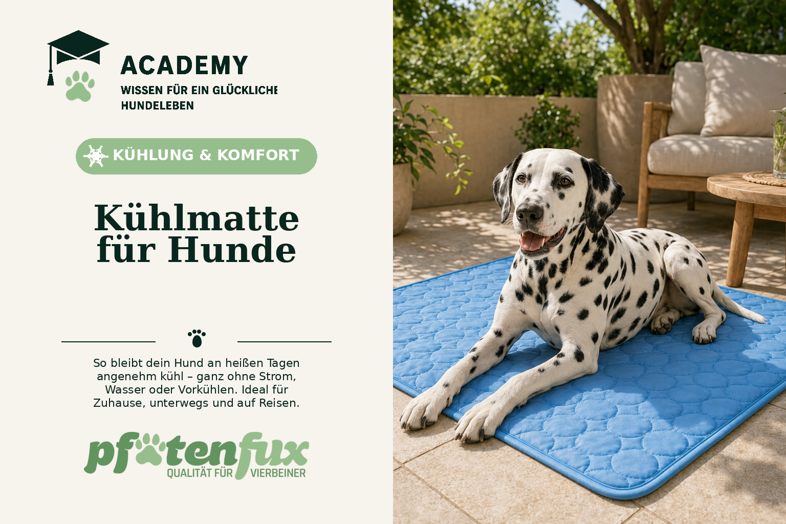 Kühlmatte für Hunde & Katzen – effektive Abkühlung an heißen Tagen