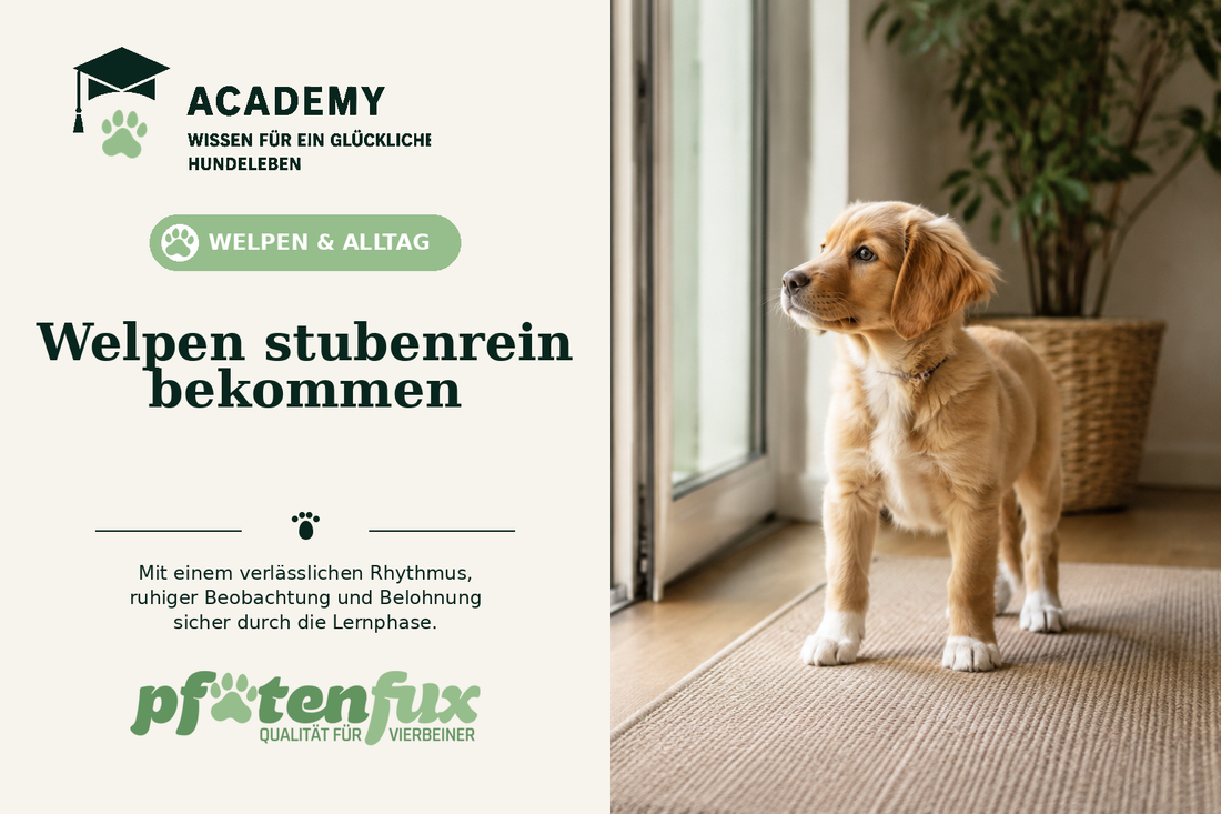 Welpen stubenrein bekommen