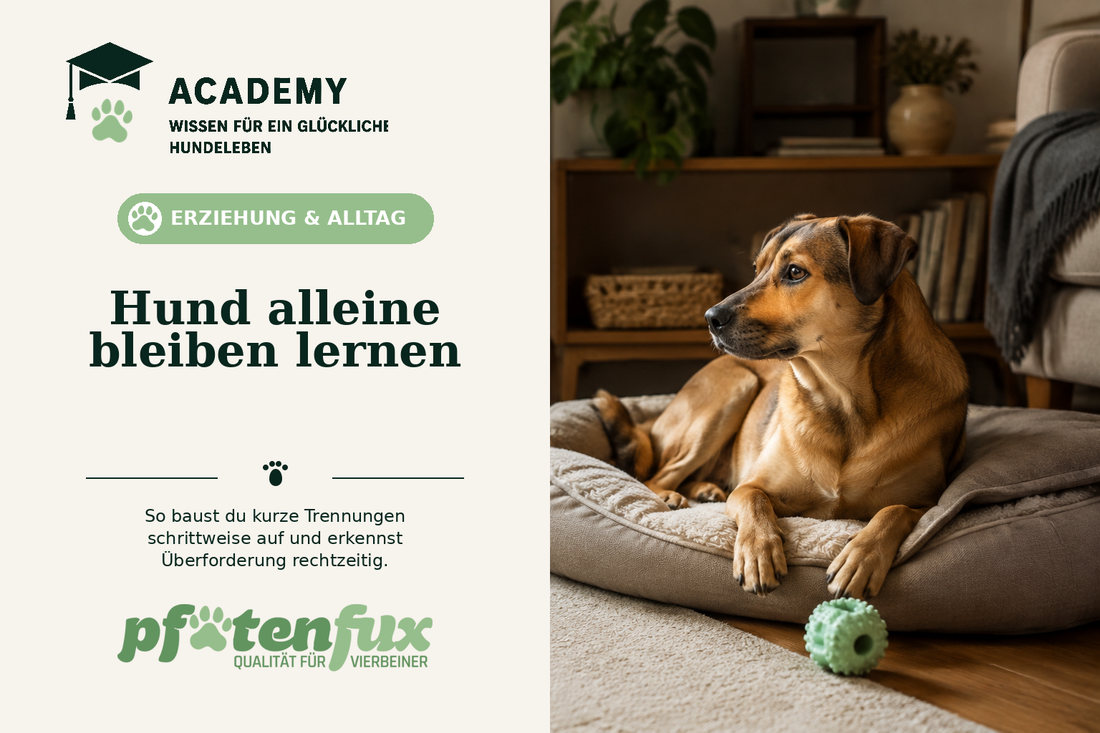 Hund alleine bleiben lernen