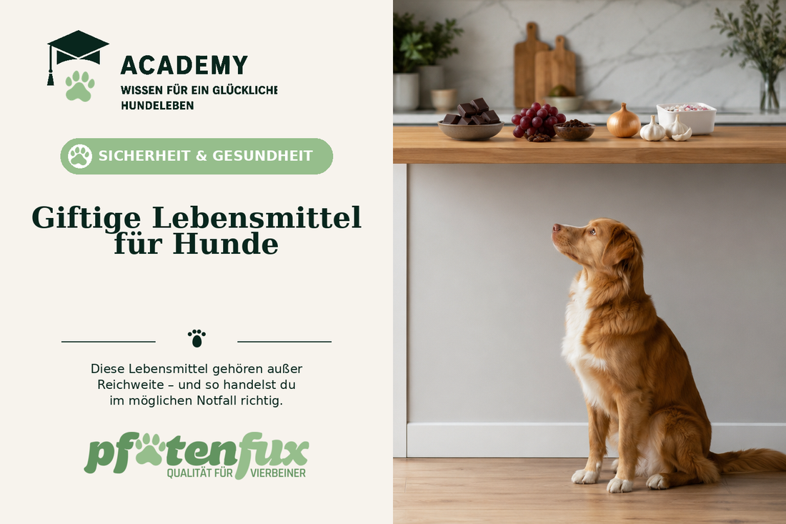 Giftige Lebensmittel für Hunde