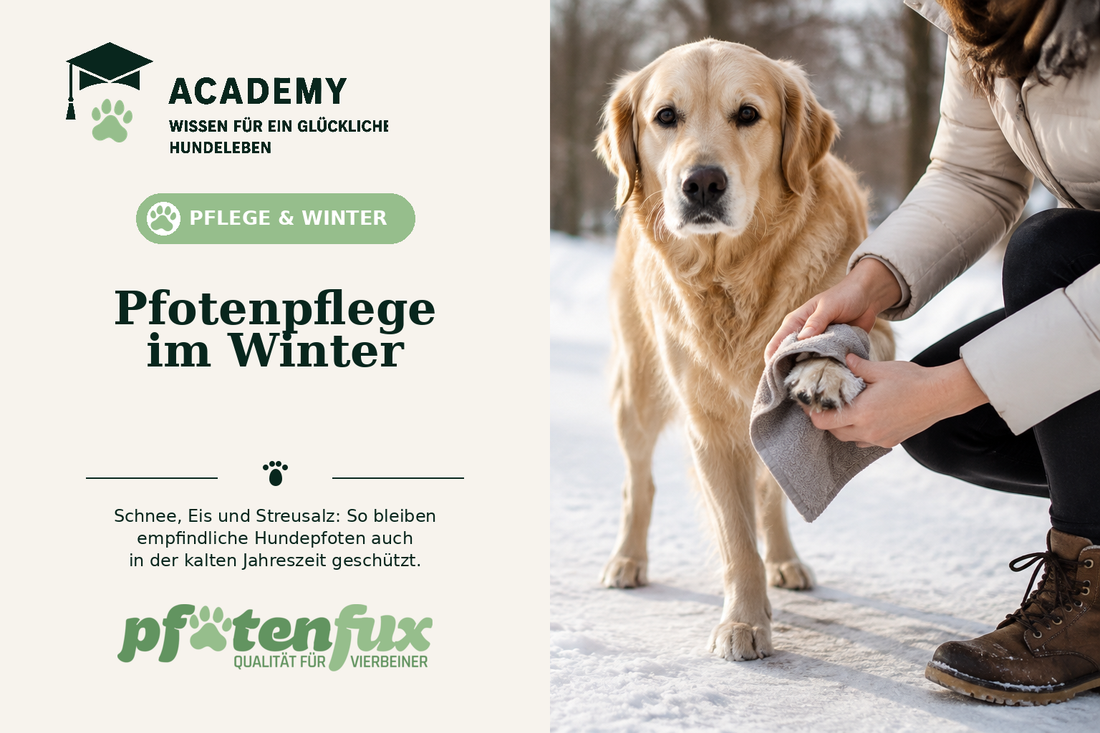 Pfotenpflege im Winter