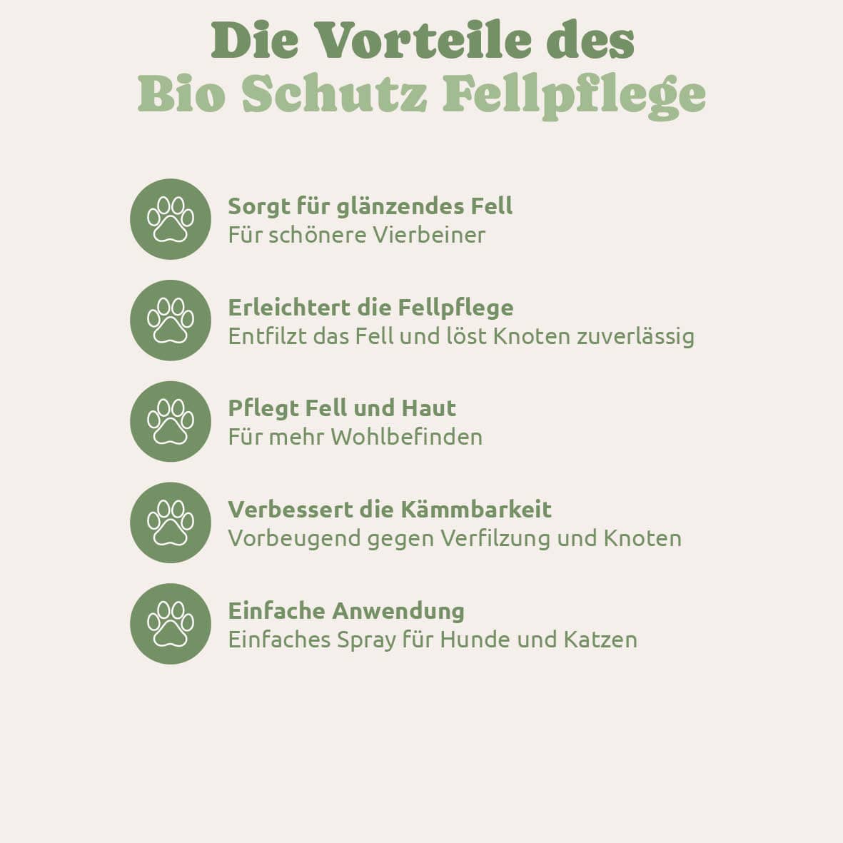 Bio Schutz Fellpflege